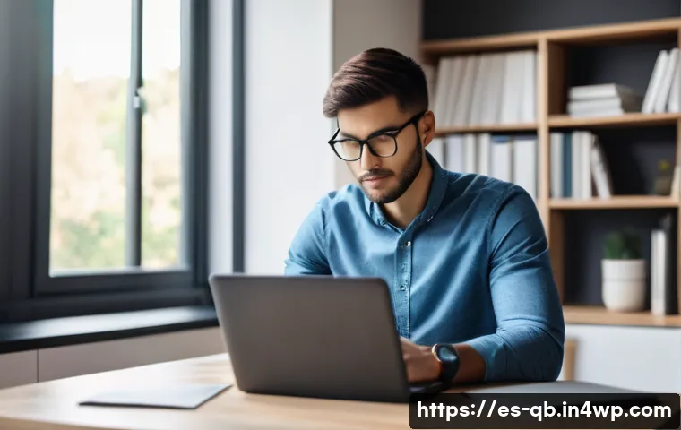 정보 다이어트법과 정보 처리 속도 개선 - A focused young professional in a modern, tidy home office with a minimalist digital setup: a sleek ...