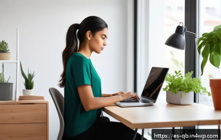 주간 정보 소비 계획 수립하기 - A modern home office setting in a bright room with a young professional Hispanic woman sitting at a ...